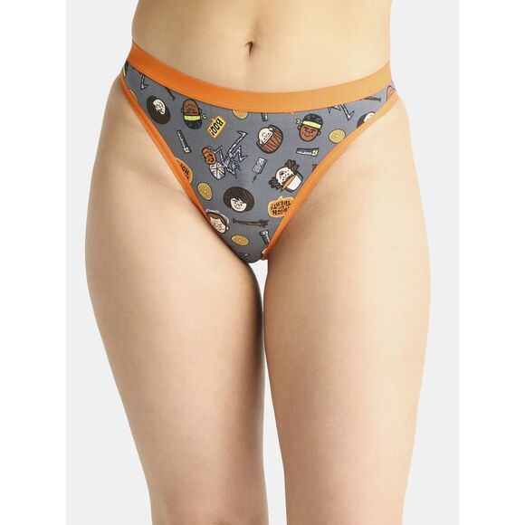 Stranger Things Official Netflix Size XL 16/18 Thong Panty Set Of 3 Women's - Picture 2 of 5